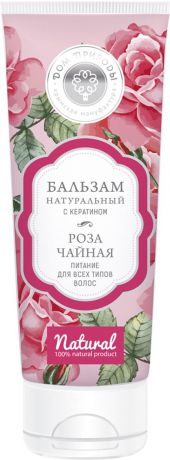 Бальзам Мануфактура Дом Природы "Роза Крымская", для всех типов волос, 200 г