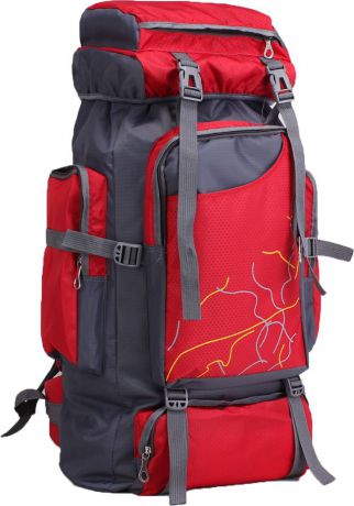 Рюкзак туристический Экстрим, 3000806, серый, красный