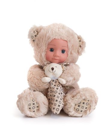 Кукла "Anna De Wailly" Медвежонок с платочком 25 см