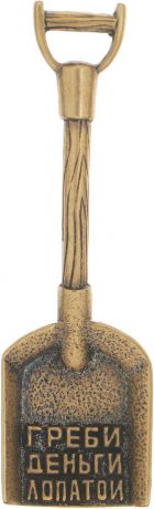 Денежный сувенир Miland Лопата квадратная для денег, Т-3700, золотой