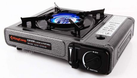 Походная газовая плита King Camp Basic Gas Stove, KG2763, темно-серый