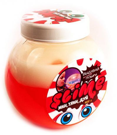 Жвачка для рук Slime Mega Mix, цвет: розовый, белый, 500 г