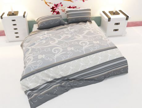 Комплект постельного белья Amore Mio Avignon, Евро, наволочки 70x70