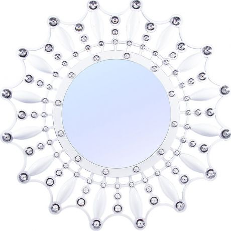Зеркало интерьерное Русские Подарки, 237920, серый, диаметр 45 см