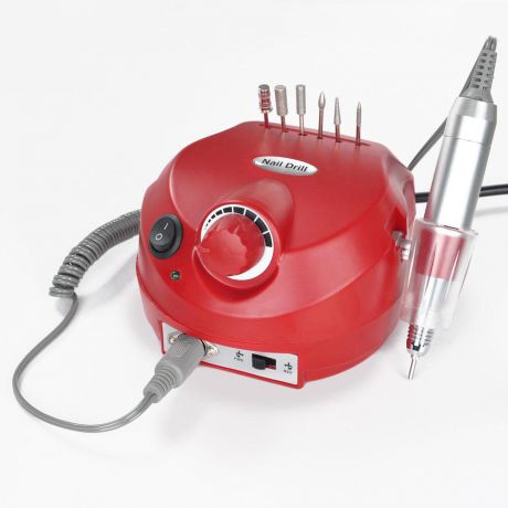 Аппарат для маникюра и педикюра Nail Drill 202R, красный