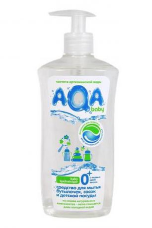Средство для мытья посуды AQA baby Средство для мытья бутылочек, сосок и детской посуды