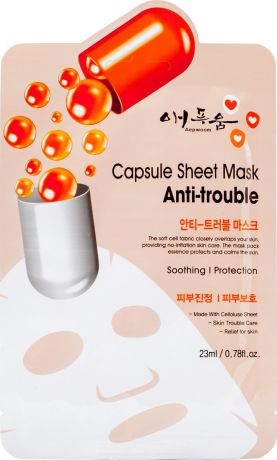 Маска для лица Korea Aepwoom, для проблемной кожи, 24 мл