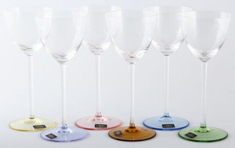 Набор бокалов для вина Crystalite Bohemia Suzanne, 200 мл, 6 шт