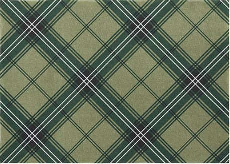 Салфетка столовая Day Drap Green Tartan, Л8874, зеленый, серый, белый, 2 шт