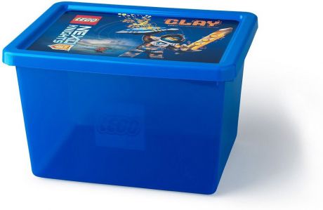 Ящик для игрушек LEGO Storage Box Large Nexo Knights, 40941734, синий