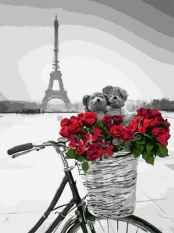Картина по номерам Paintboy Original "Романтика в Париже" 30х40см