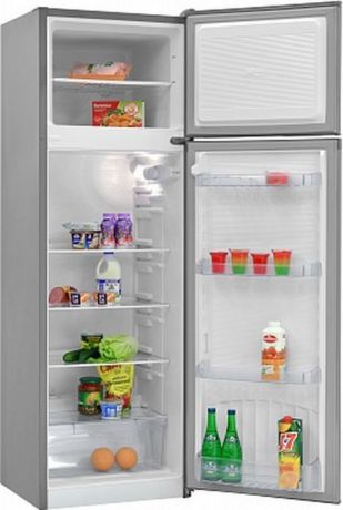 Холодильник Nordfrost NRT 144 332, двухкамерный, серебристый металлик