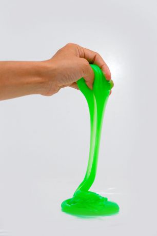 Игрушка антистресс Слайм зеленый с шариками зеленый