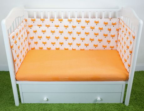 Бортики для детской кроватки Magic City Апельсиновый лис 30x60