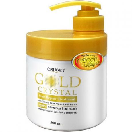 Маска для волос Cruset Gold Crystal Hair Repair Treatment 500 мл