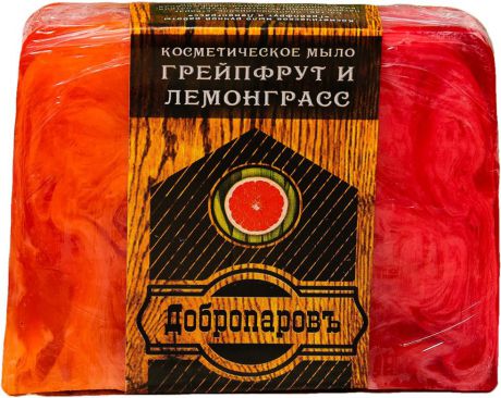 Косметическое мыло Добропаровъ "Грейпфрут и Лемонграсс", 100 г