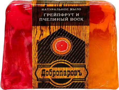 Натуральное мыло Добропаровъ "Пчелиный воск и грейпфрут", 100 г