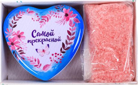 Подарочный набор Чистое счастье "В этот прекрасный день" Шкатулка-сердце + Соль для ванны, 150 г