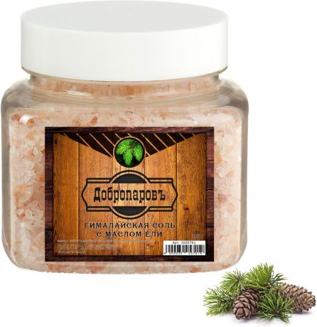 Гималайская красная соль "Добропаровъ", с маслом ели, 300 г