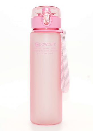 Бутылка POWCAN - pink 560 мл. матовая