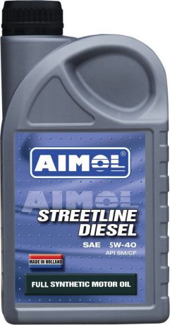 Моторное масло Aimol Streetline Diesel, синтетическое, 5W-40, 1 л