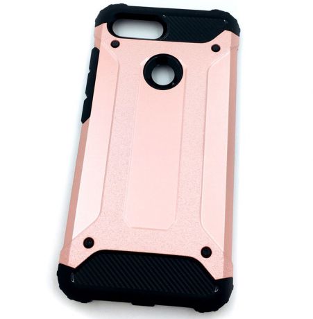 Чехол для сотового телефона Мобильная мода Xiaomi Mi 8 Lite Накладка противоударная с усиленными углами, розовый