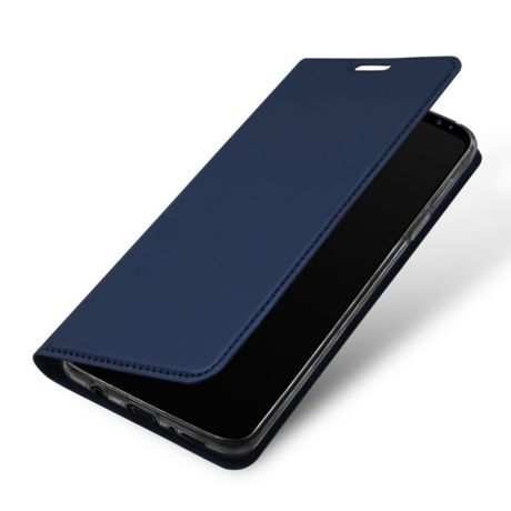 Чехол для сотового телефона Мобильная мода Samsung S9 Plus Чехол-книжка с подставкой и отделом для карты DUX DUCIS, синий