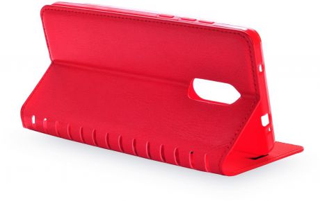 Чехол для сотового телефона Gurdini Premium case книжка с силиконом на магните red для Xiaomi Redmi PRO, красный