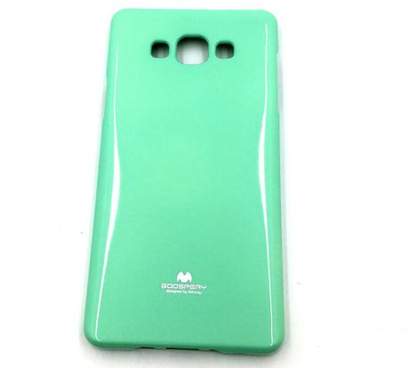 Чехол для сотового телефона Goospery Samsung A7 2015 Накладка силиконовая ламинированная пленкой Jelly Case, бирюзовый