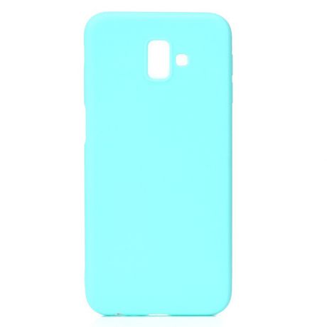 Чехол для сотового телефона Мобильная мода Samsung J6 Plus Накладка силиконовая с нескользящим покрытием, бирюзовый