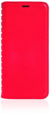 Чехол для сотового телефона Gurdini Premium case книжка с силиконом на магните red для Samsung Galaxy A70 2019, красный