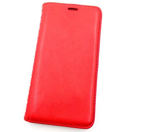 Чехол для сотового телефона Мобильная мода Lenovo K6 Чехол-книжка силиконовая с отделом ля карт QUINS, красный