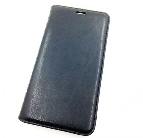 Чехол для сотового телефона Мобильная мода Lenovo K6 Чехол-книжка силиконовая с отделом ля карт QUINS, черный