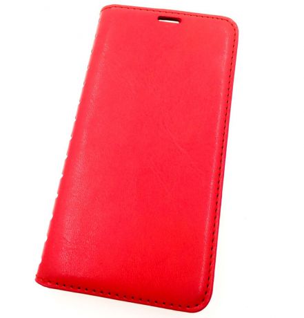 Чехол для сотового телефона Мобильная мода Lenovo A6020 K5 plus Чехол-книжка силиконовая с отделом для карт QUINS, красный