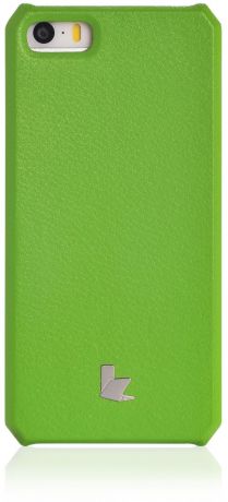Чехол для сотового телефона Jison кожа green для Apple iPhone 5/5S/SE, зеленый