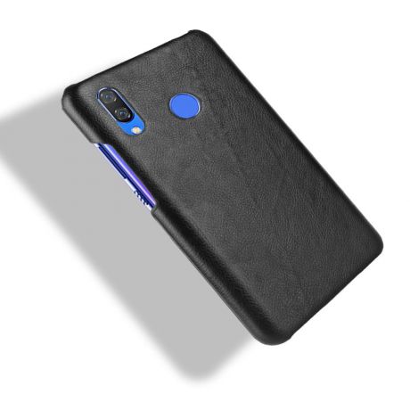 Huawei Nova 3i Back Case Ultra Slim Fit Lichee Pattern Anti-Scratch Защитный мобильный телефон Мягкий чехол Черный