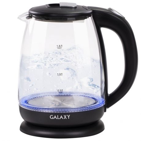 Электрический чайник Galaxy GL0554, черный, 1,8 л