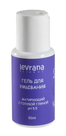 Гель для умывания Levrana "Матирующий" с голубой глиной LEVR0152