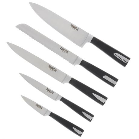Набор ножей Zanussi "Pisa", цвет: черный, 5 предметов. ZND23210BF