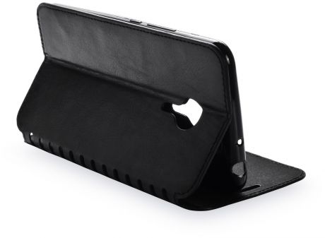 Чехол для сотового телефона Gurdini Premium case книжка с силиконом на магните black для Meizu MX 5 PRO, черный