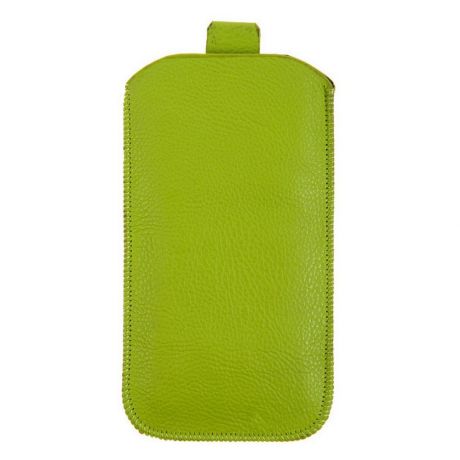Чехол для сотового телефона IQ Format универсальный, 135*75, с выдвижной лентой, экокожа, светло-зеленый