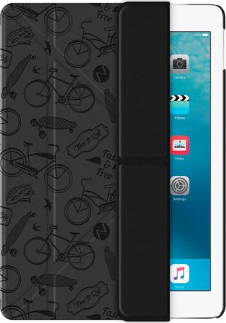 Чехол для планшета Deppa Wallet Onzo для Apple iPad Pro 9.7, темно-серый