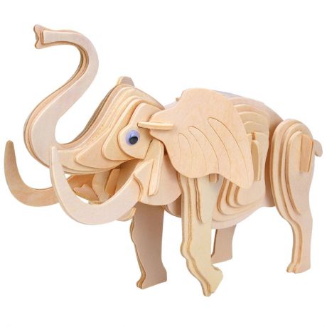 Сборная модель из дерева, 3D пазл Маленький слон