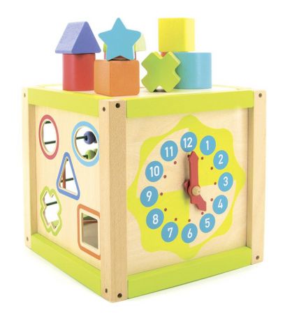 Игрушка развивающая Lucy&Leo "Универсальный куб" LL140, разноцветный