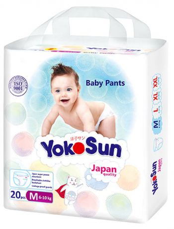 YokoSun Подгузники-трусики M (6-10 кг) 20 шт