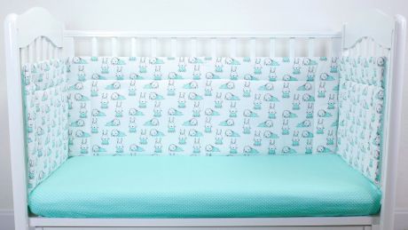 Бортики для детской кроватки Magic City Ушастый лежебока 45x60