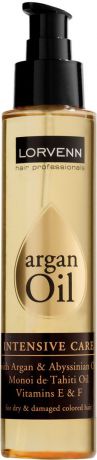Питательное масло для волос Lorvenn Argan Oil Intensive Care, 125 мл