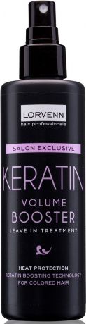 Спрей-бустер для объема и укрепления волос Lorvenn Keratin Volume Booster, с кератином, 200 мл