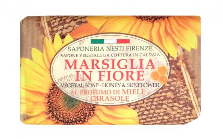 Nesti Dante Мыло Honey & Sunflower Мед и подсолнух 125 г