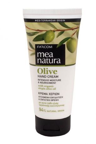 Крем для рук Farcom, оливковый, увлажняющий и питающий